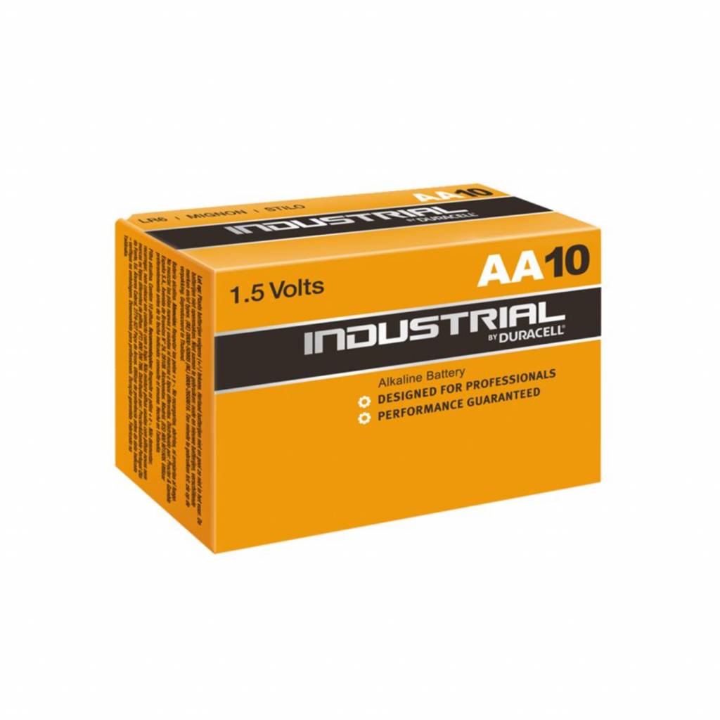 10x AA Industrial Duracell Batterijen